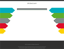 Tablet Screenshot of bitobot.com